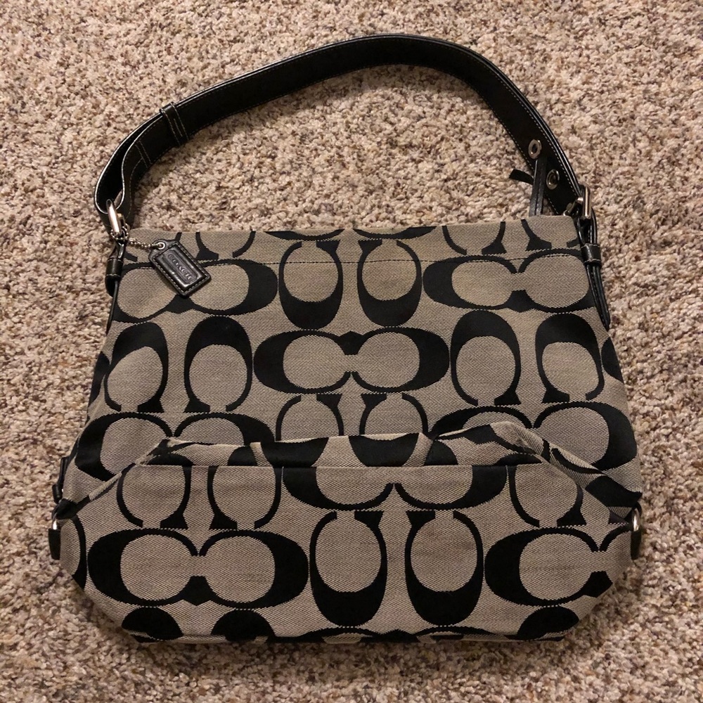 Classic Black “C” Coach Bag